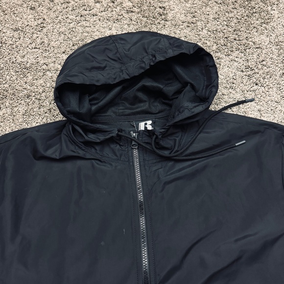 Russel Black Camo Windbreaker Size XL - Picture 6 of 12